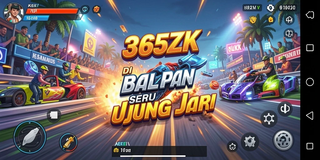 Tampilan gameplay Racing yang seru dan menegangkan di 365ZK.