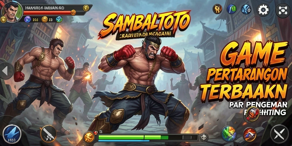 Tangkapan layar menunjukkan aksi pertarungan menegangkan di SAMBALTOTO.