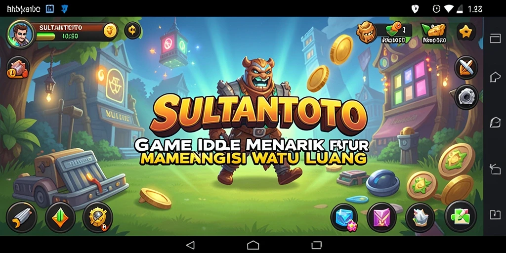 Gameplay menarik SULTANTOTO yang menampilkan kemajuan kerajaan.