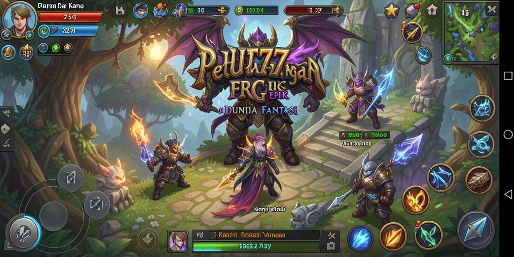 Tampilan gameplay UT77 yang mendebarkan dalam petualangan RPG.