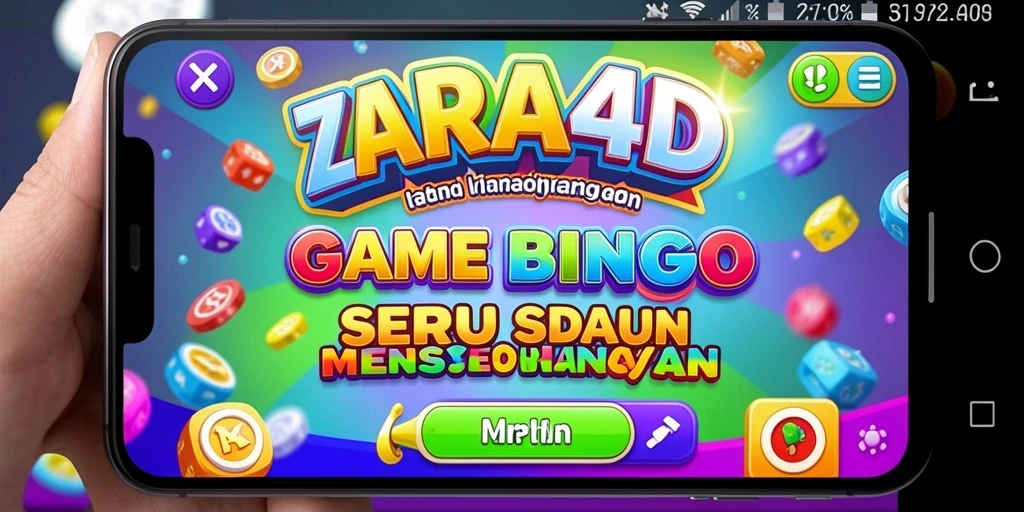 Screenshot ZARA4D menampilkan gameplay Bingo yang menarik.